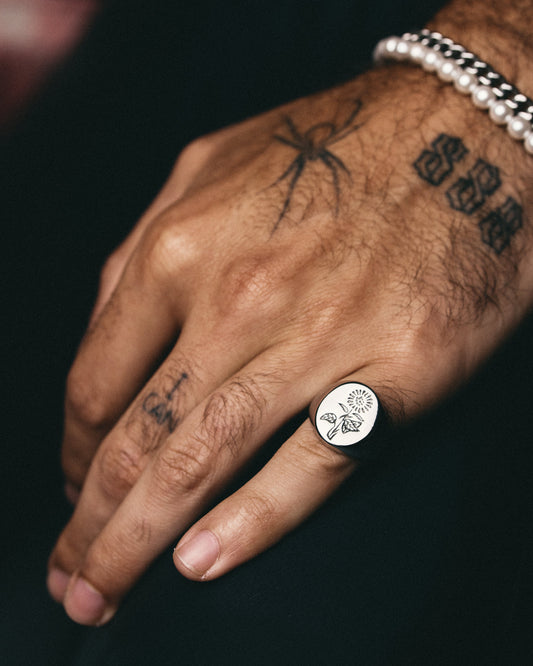 Anillo Fiore Plateado