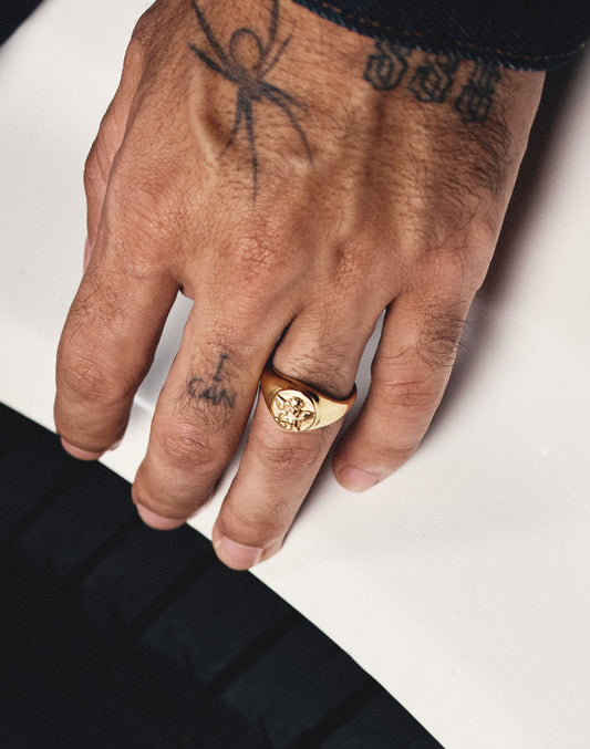 Anillo Ángel Dorado