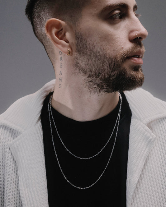 Cadena Cowboy 2 mm (Plateada)