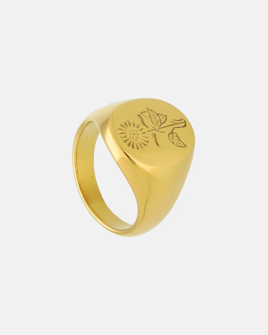 Anillo Fiore Dorado