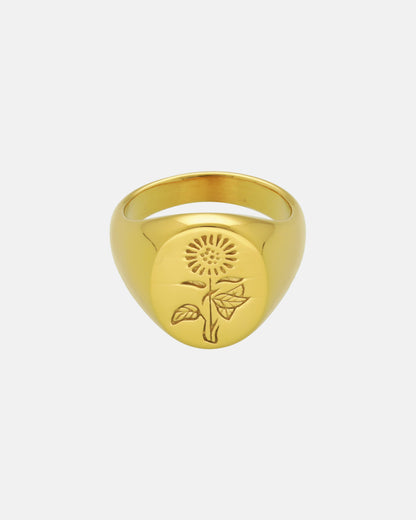 Anillo Fiore Dorado