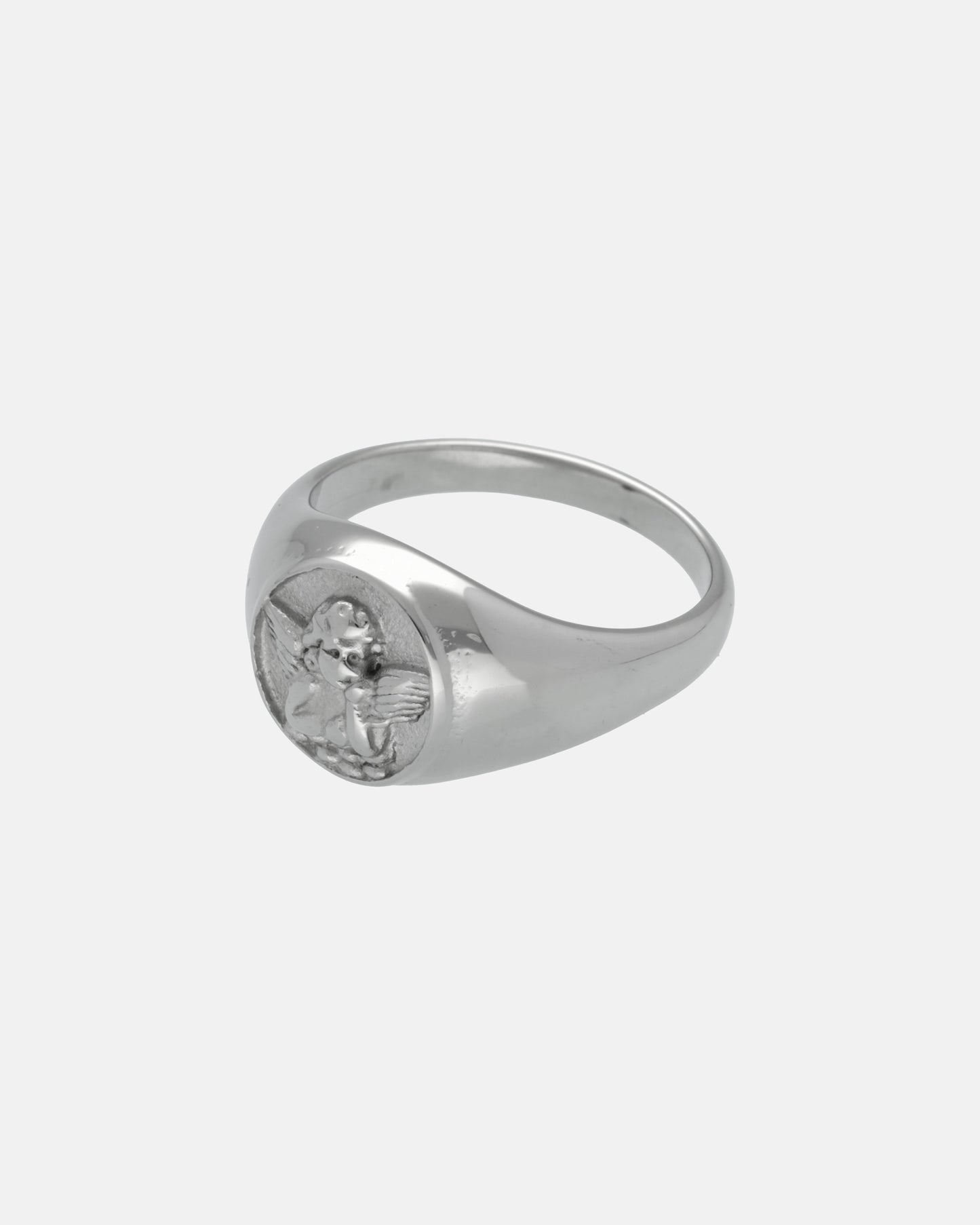 Anillo Ángel Plateado