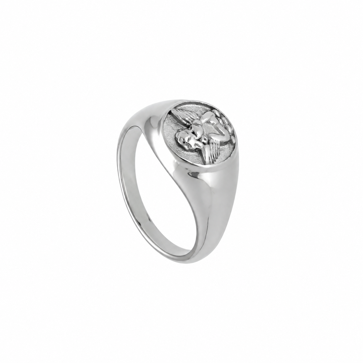 Anillo Ángel Plateado
