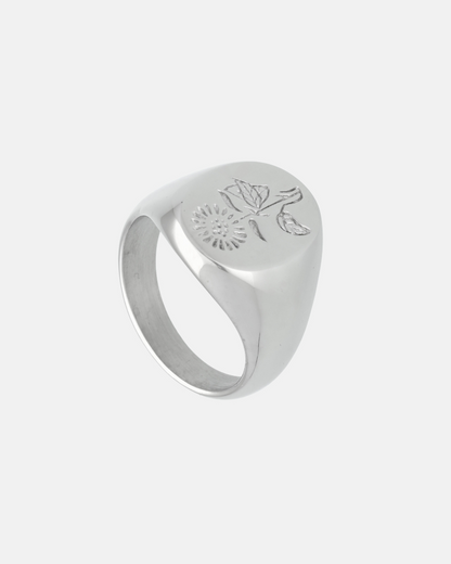 Anillo Fiore Plateado