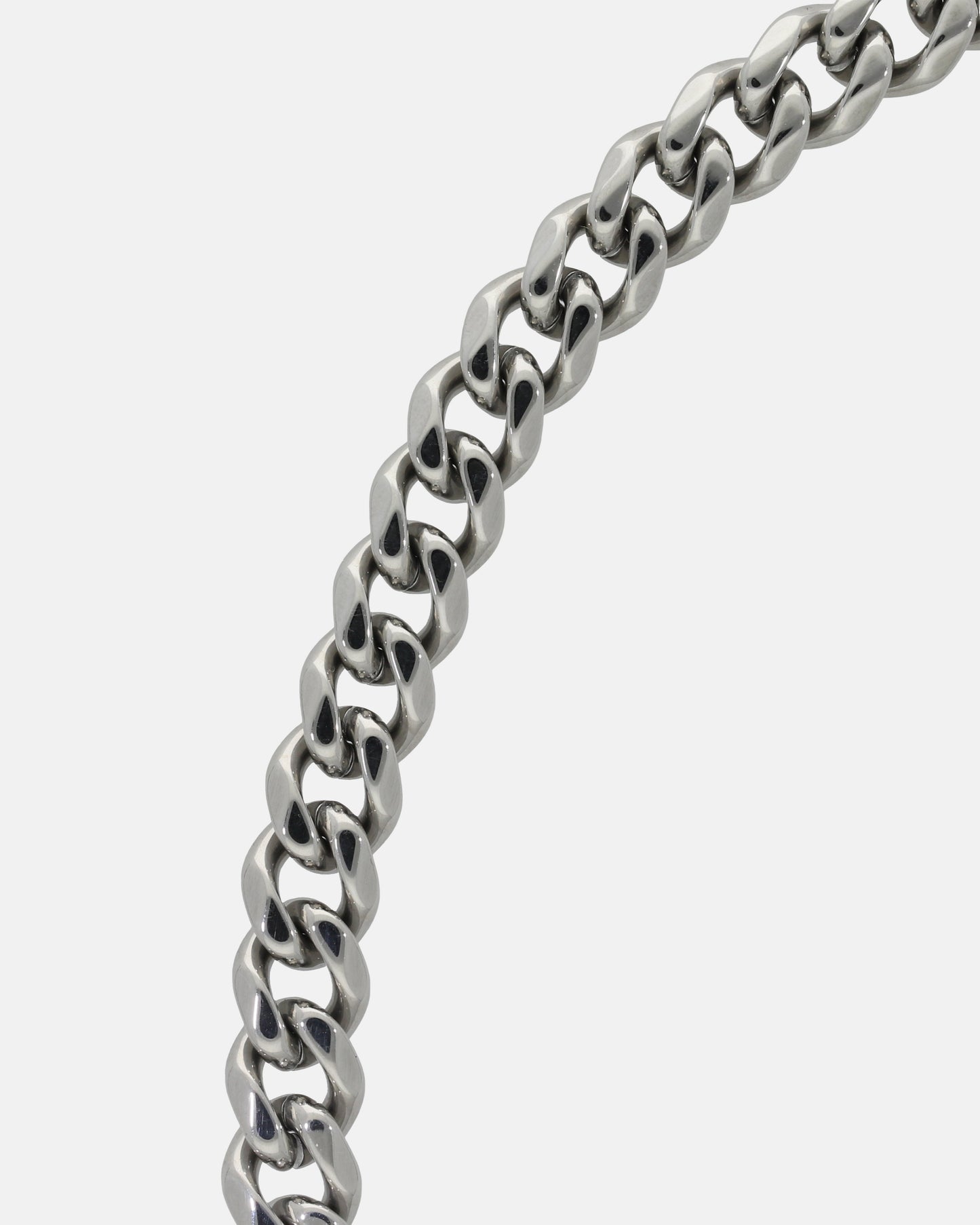 Pulsera Cubana 6 mm (Plateada)