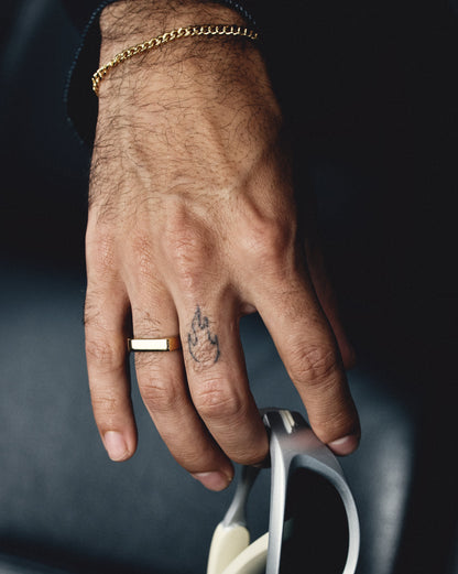 Anillo Slim Dorado