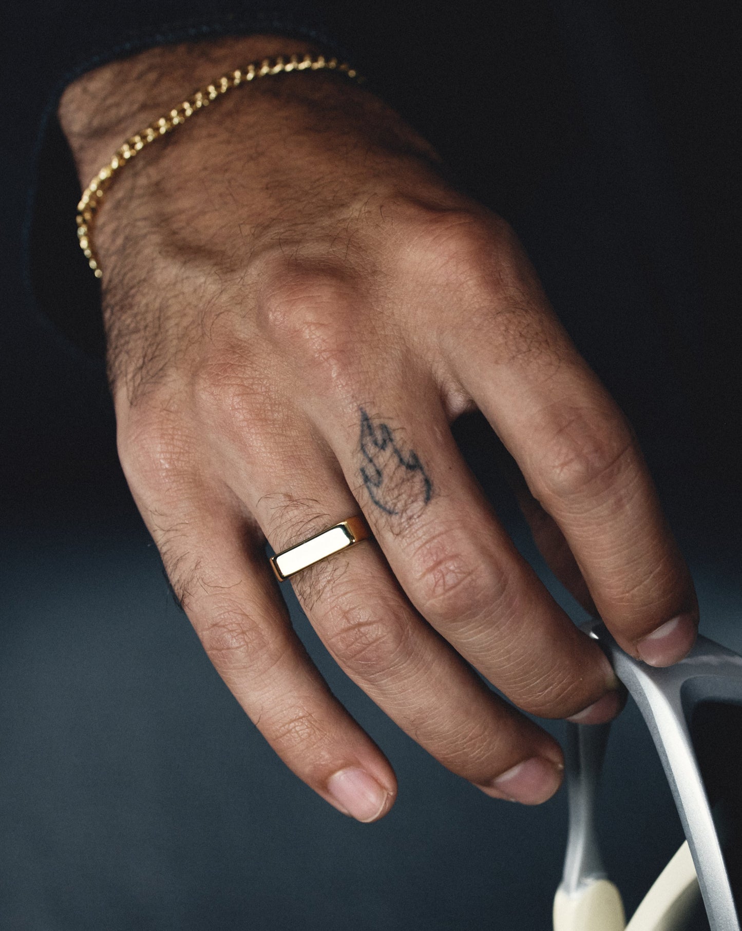 Anillo Slim Dorado