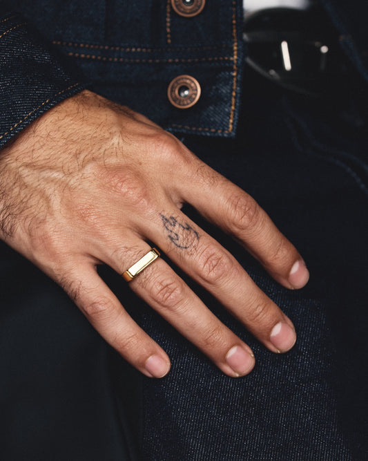 Anillo Slim Dorado