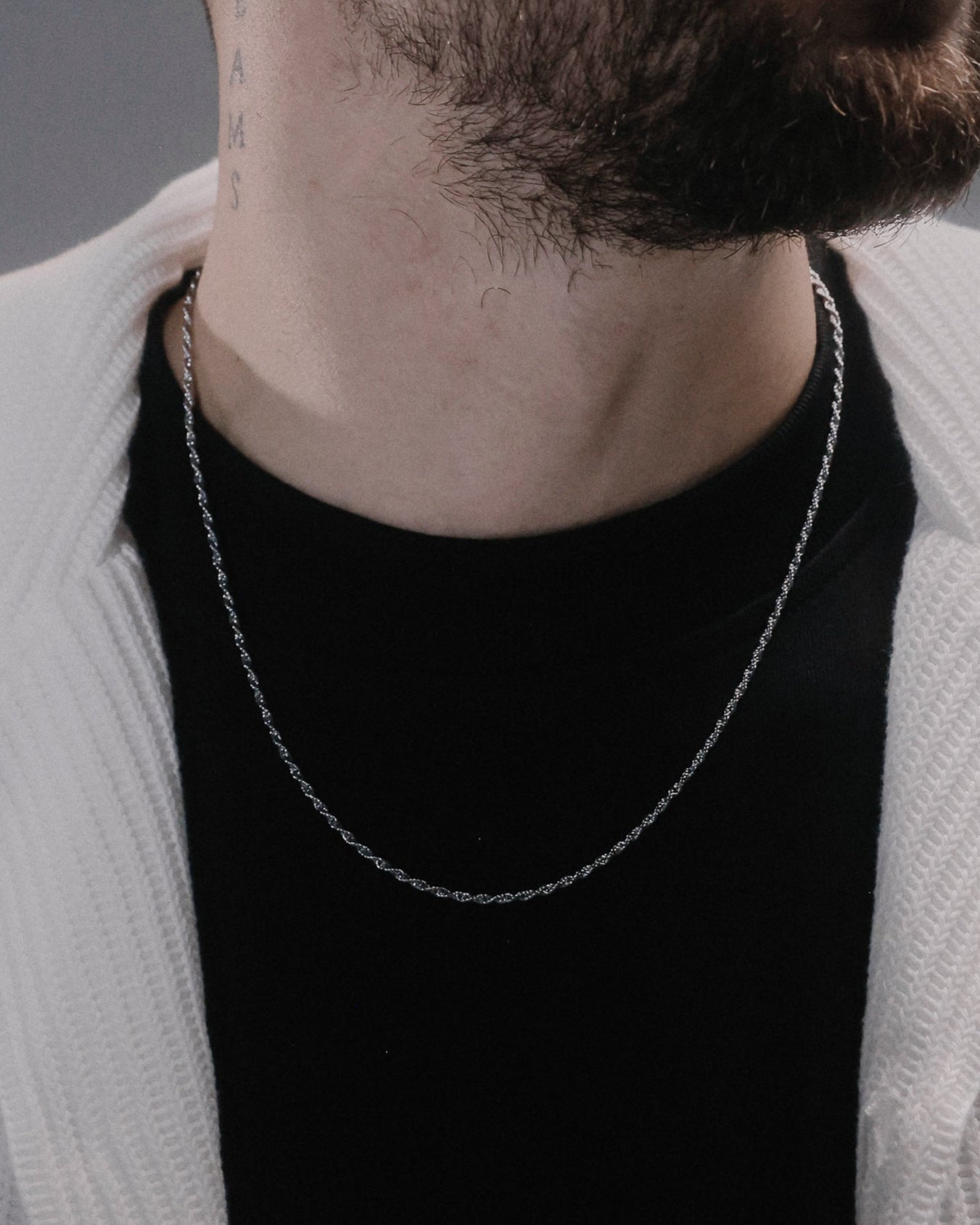 Cadena Cowboy 2 mm (Plateada)