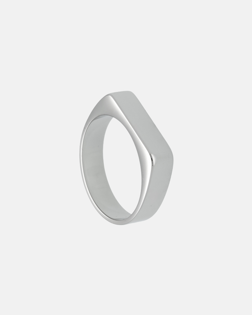 Anillo Slim Plateado